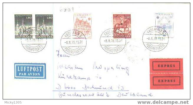 Dänemark / Danmark - Umschlag Gestempelt / Cover Used (Y635) - Briefe U. Dokumente