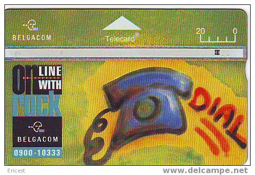 TELECARTE ON LINE WITH ROCK TELEPHONE ETAT COURANT - Ohne Chip