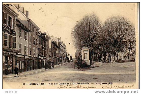 BELLEY   RUE DES CAPUCINS 1912 - Belley