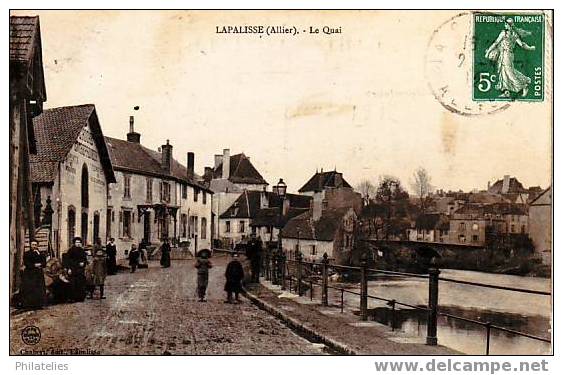 LAPALISSE LE QUAI   1910 - Lapalisse