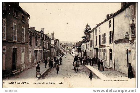 BAR SUR AUBE 1915  RUE DE LA GARE - Bar-sur-Aube