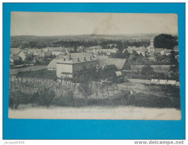 64) Betharram-lestelle - N° 33 - Vue Générale - Tres Belle Carte   -  Année  - EDIT C.C - Lestelle-Bétharram