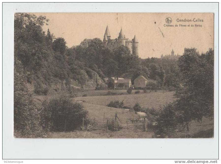 GENDRON CELLES Château De Vèves Et De Noisy - Houyet