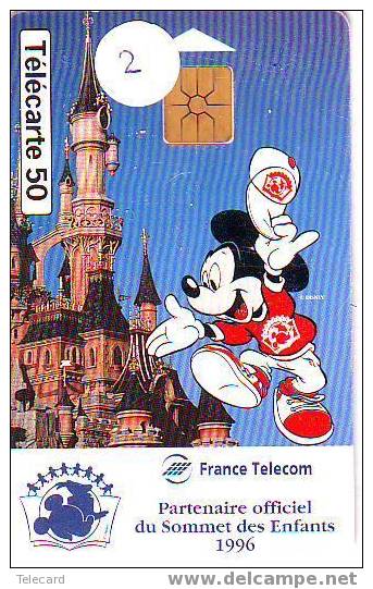 Walt Disney FRANKRIJK Op Telefoonkaart (2) - Disney