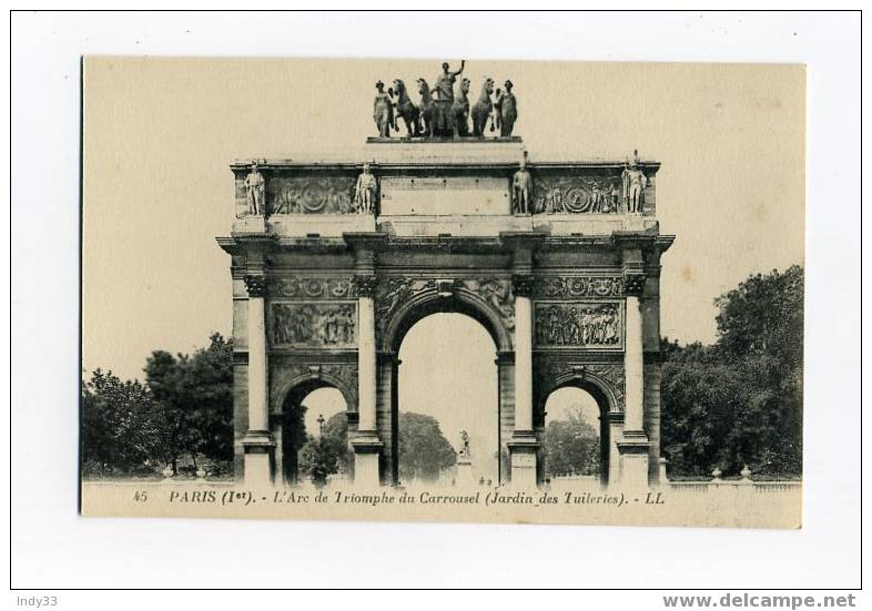 - PARIS . L'ARC DE TRIOMPHE DU CARROUSEL - Monuments