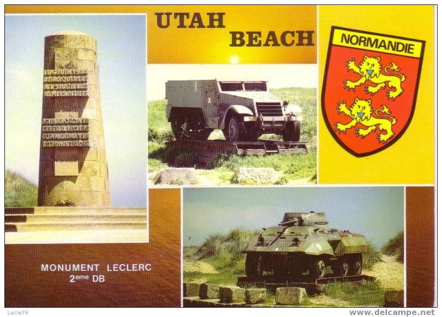 UTAH BEACH  -  Monument LECLERC    2ème DB - Guerre 1939-45