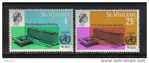 719 - ST. VINCENT, 1966 : WHO New Headquarters Building  *** - St.Vincent (...-1979)