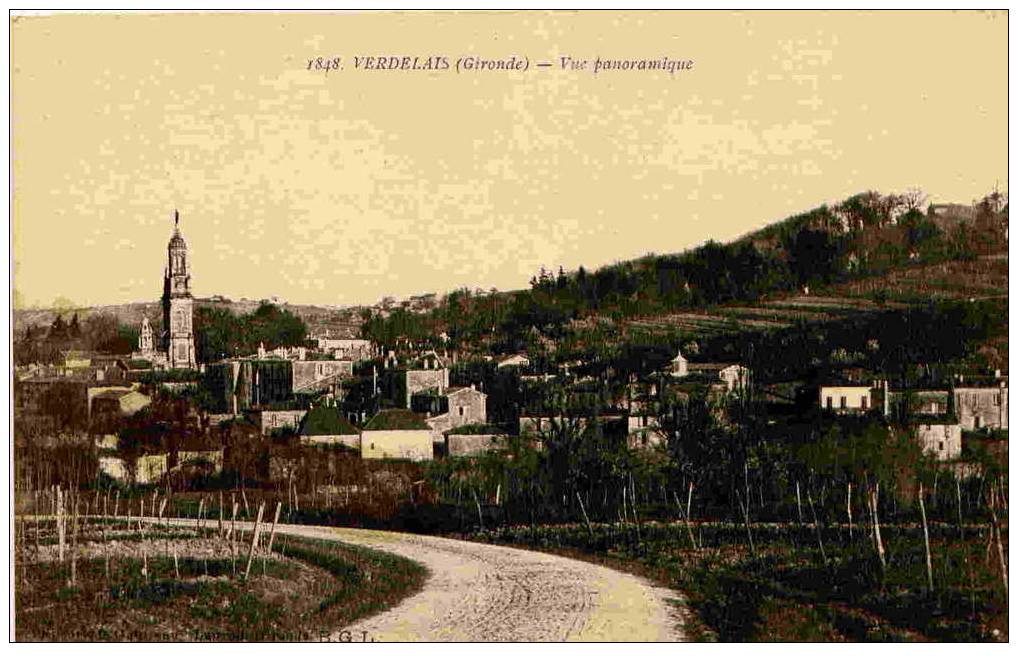 1848 - Verdelais - Vue Panoramique - Verdelais