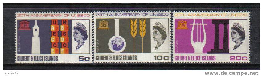 736 - GILBERT & ELLICE, 1966 : 20th Anniversary UNESCO  *** - UNESCO