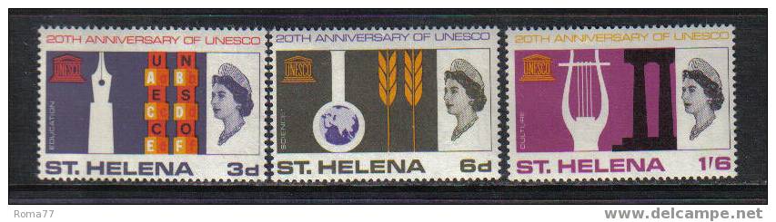 743 - ST. HELENA, 1966 : 20th Anniversary UNESCO  *** - St. Helena