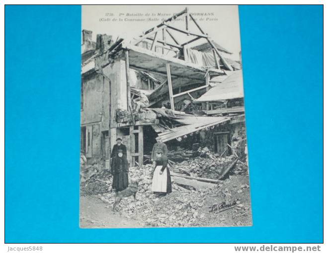 51) Dormans - N° 2738- Café De La Couronne Rue De Paris -  - Année 1918 - EDIT Hélie - Dormans