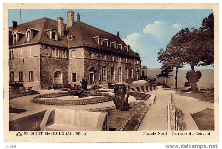 MONT SAINTE ODILE - Façade Nord. Terrasse Du Couvent - Sainte Odile