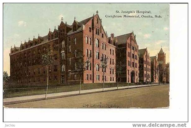 ST JOSEPH HOSPITAL CREIGHTON  MEMORIAL OMAHA REF363 - Andere & Zonder Classificatie