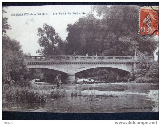 CPA 51 SERMAIZE LES BAINS - Le Pont De Breville. - Sermaize-les-Bains