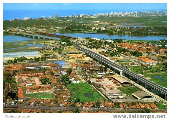 RECIFE  BELLE VUE AERIENNE N° 700 80  1970 ET + - Recife