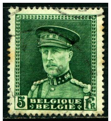 Belgium SC 235 5fr Albert Issue Of 1931 - Used Stamps