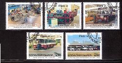 BOP 1990 CTO Stamp(s) Busses 243-247 #3314 - Bussen