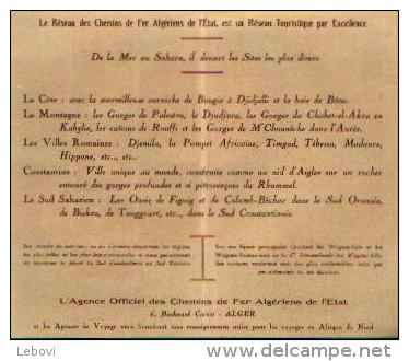 FRANCE , MAROC & ALGÉRIE : Lot De 3 Feuillets Anciens Pour Compagnie De Chemin De Fer - Spoorweg