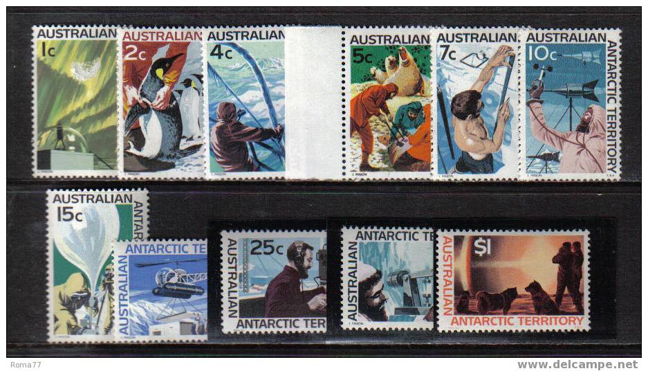 1072 - AUSTRALIAN ANTARTIC TERRITORY, Serie N. Yvert 8/18  *** - Unused Stamps