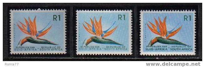 1126 - SOUTH AFRICA,  Alti Valori I N. Yvert 260+290+291 *** - Autres & Non Classés