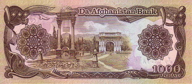 AFGHANISTAN  1000 Afghanis émission De 1991   Pick 61c   ****BILLET  NEUF**** - Afghanistan