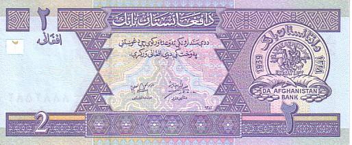 AFGHANISTAN  2 Afghanis émission De 2002  Pick 65  ****BILLET  NEUF**** - Afghanistan