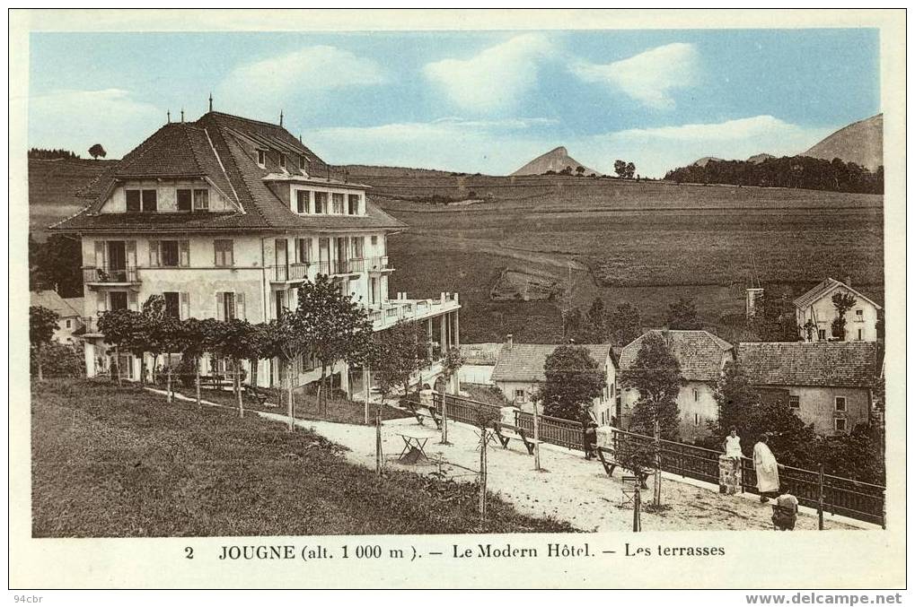 Cpa (25) De JOUGNE -hotel - Isle Sur Le Doubs