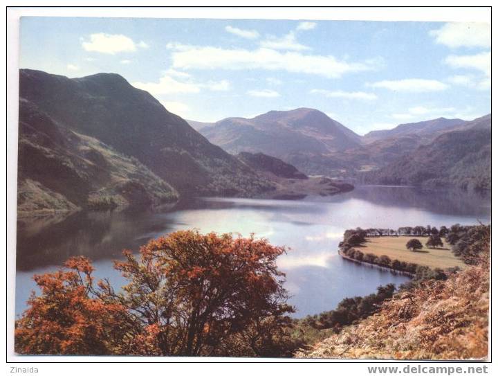 CARTE POSTALE  DU ROYAUME UNI - AUTUMN CALM - ULLSWATER FROM GOWBARROW - GRAND FORMAT - Andere & Zonder Classificatie