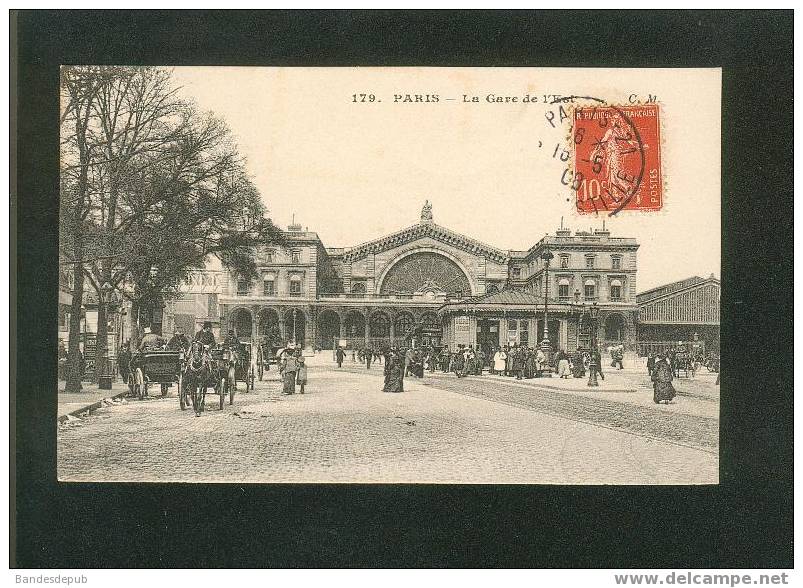 Paris - Gare De L' Est ( Animée C. M. 179) - Arrondissement: 10