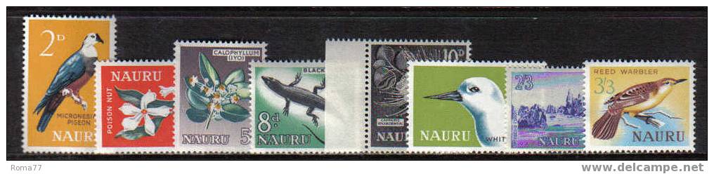 1111 - NAURU , Ordinaria  Serie N. Yvert 46/53  *** - Nauru