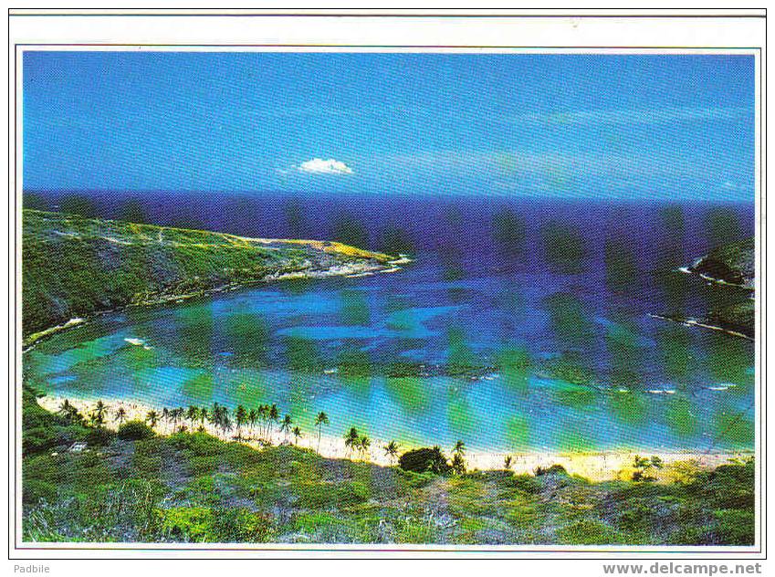 Carte Imprimé Hawai   Oahu  Baie D'Hanauma - Big Island Of Hawaii