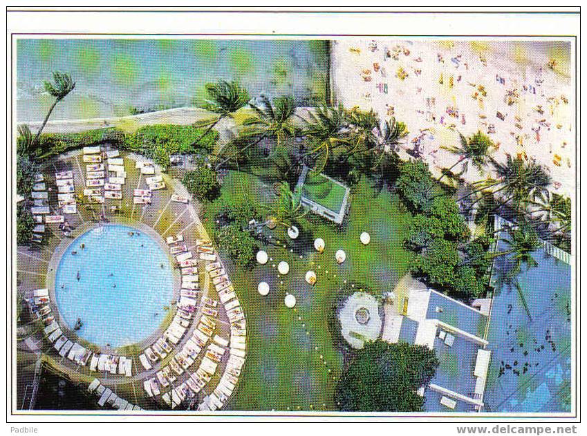 Carte  Hawai   Oahu  La Piscine Du Sheraton - Hawaï