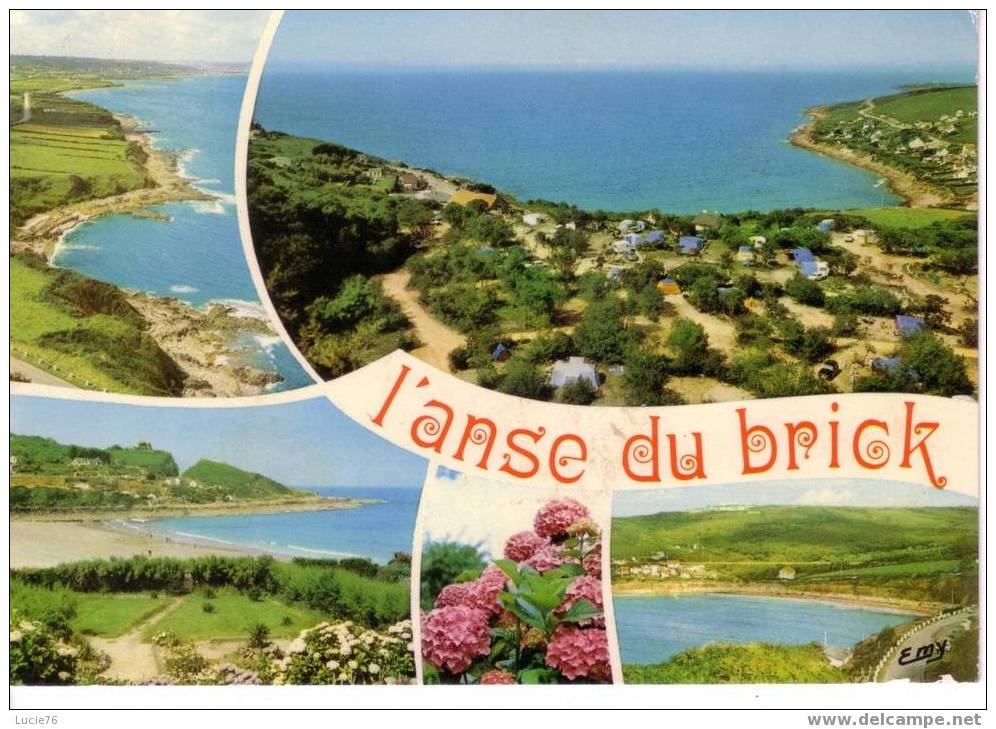 CHERBOURG - BARFLEUR  -  L´Anse De Brick   -  4 Vues  -   N°  10447 - Barfleur