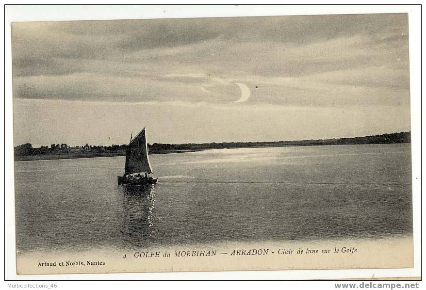56 - ARRADON - Clair De Lune Sur Le Golfe. (Golfe Du Morbihan) - Arradon