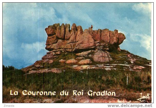 CARTE POSTALE DE TREGASTEL - COTES D ARMOR - LA COURONNE DU ROI GRADLON - Dolmen & Menhirs