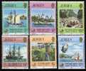 JERSEY 1980 Serie MNH Operation Drake 228-233 # 787 - Jersey