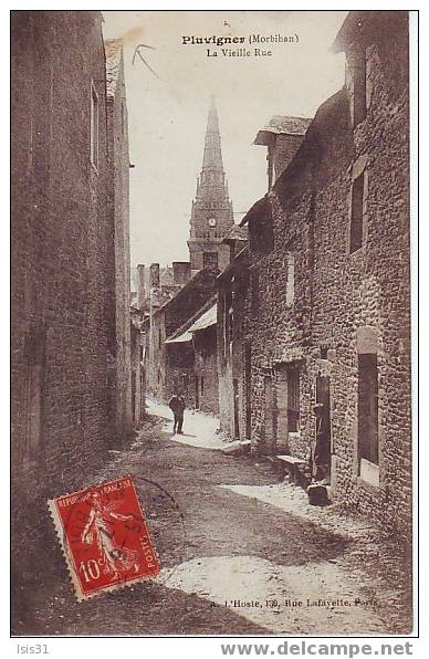 Dép 56 - C610 - Pluvigner - La Vieille Rue - Bon état Général - Pluvigner