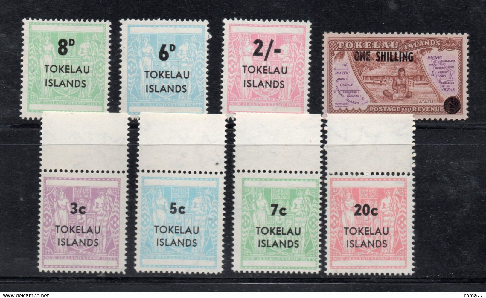 1154 - TOKELAU , Serie N. Yvert 5/8 + 12/15  *** - Tokelau