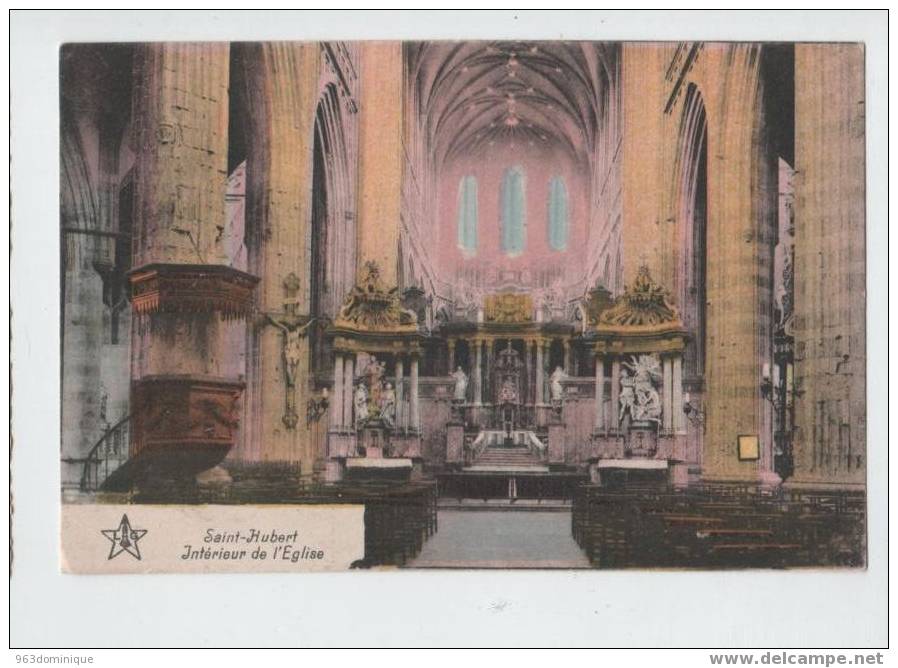 Saint-Hubert - Intérieur De L'église  - Coloré - Saint-Hubert