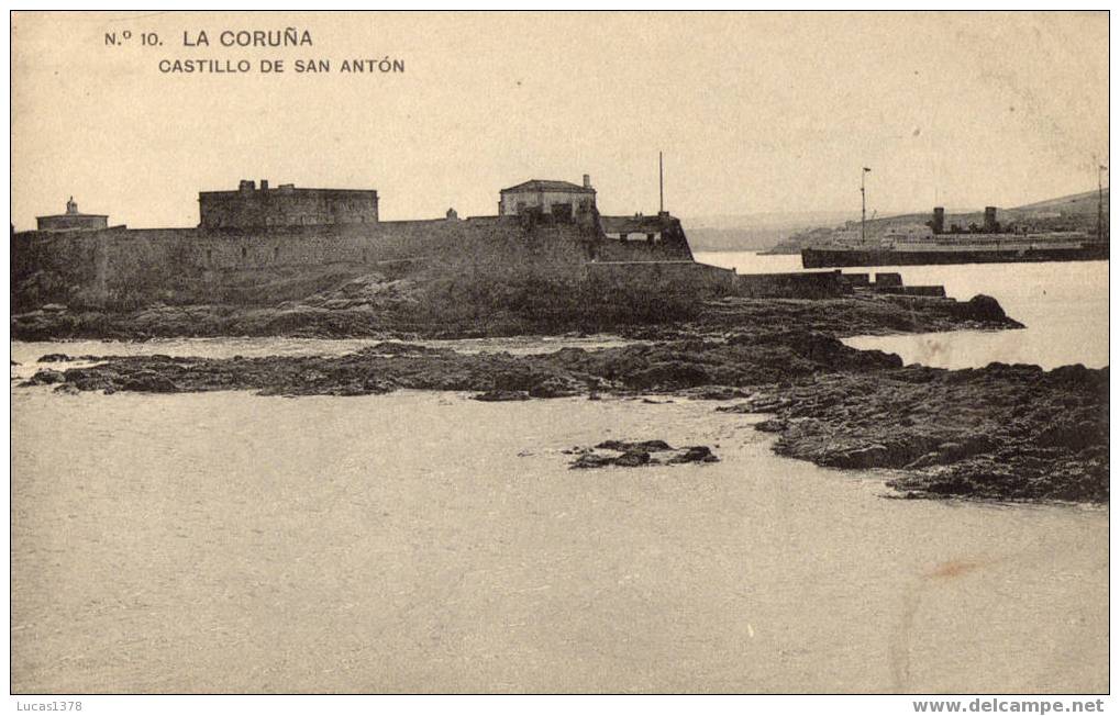 LA CORUNA / CASTILLO DE SAN ANTON / N 10 / EDIT LIBRERA LINO PEREZ / LA CORUNA / REAL 43 - La Coruña
