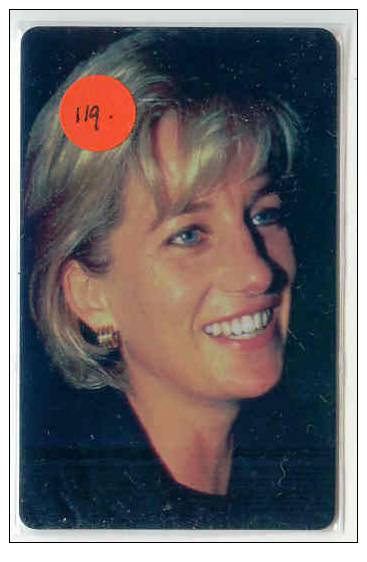 PRINCES DIANA Op Telefoonkaart - Lady Di - Princesse Diana Japan - (119) - Personnages