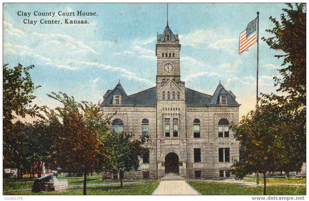 CLAY COUNTY COURT HOUSE / CLAY CENTER / KANSAS / - Sonstige & Ohne Zuordnung