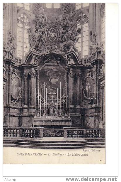 La Basilique : Le Maître-Autel - Saint-Maximin-la-Sainte-Baume