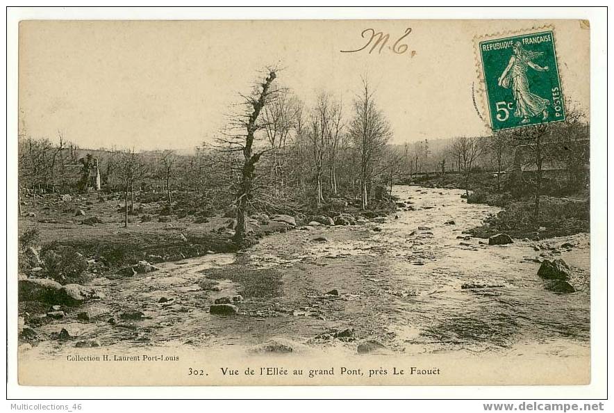 56 - Près LE FAOUET - Vue De L'Ellée Au Grand Pont. - Faouët