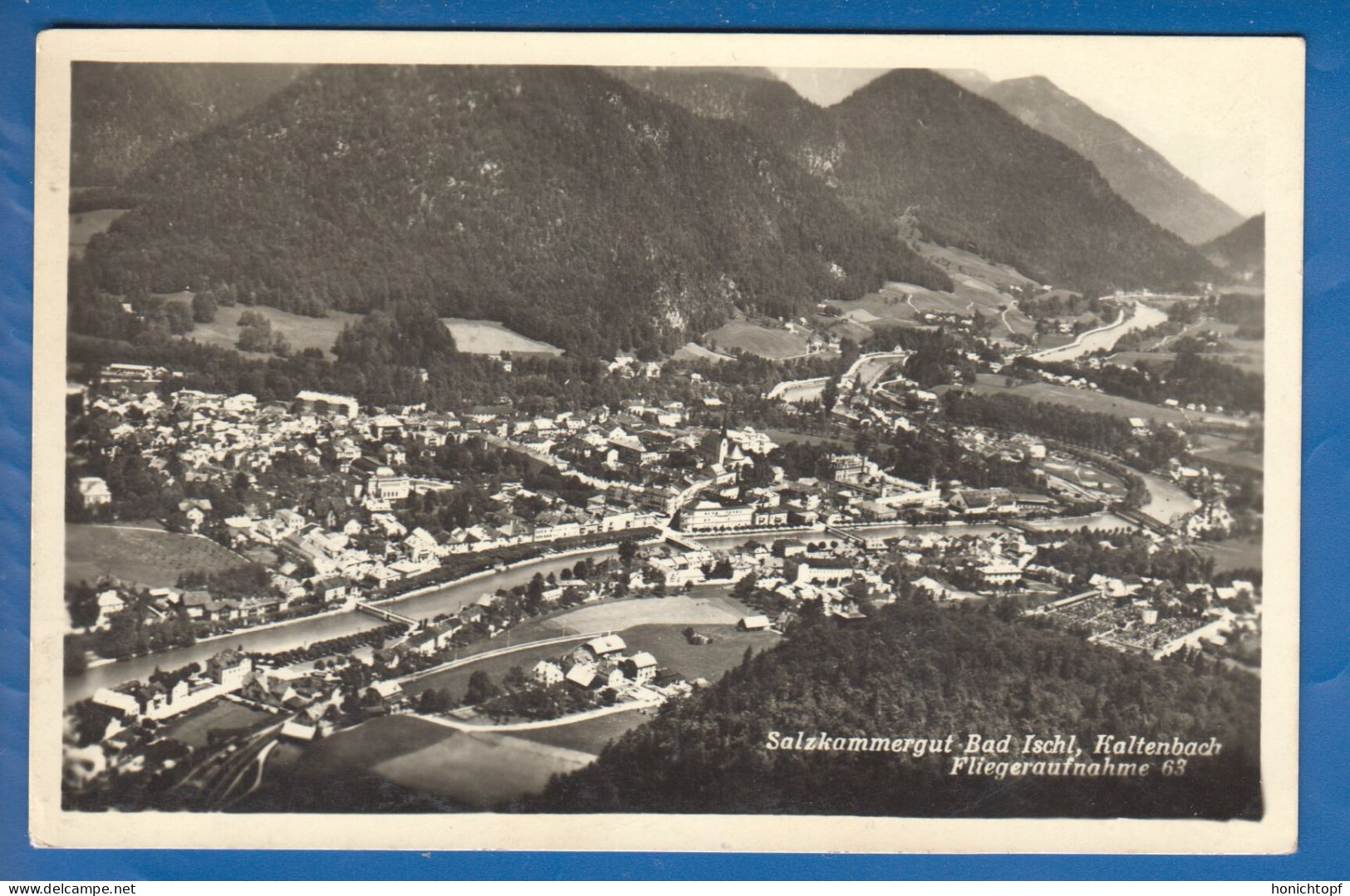 Österreich; Bad Ischl; Fliegeraufnahme 63; 1942; Feldpost - Bad Ischl