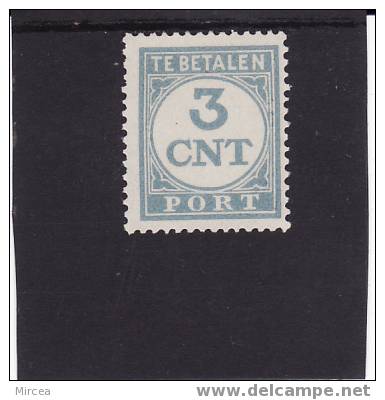 M1958 - Pays-Bas Taxe Yv.no.61 Neuf** - Portomarken