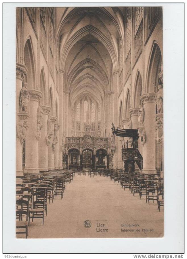 Lier - Lierre - Binnenkerk - Intérieur De L'église - Lier