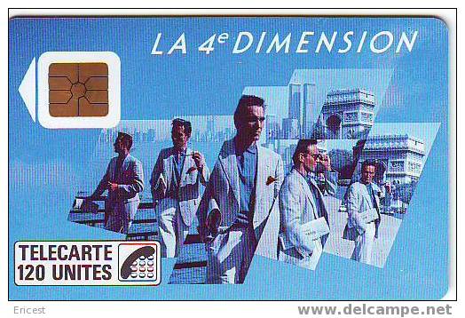 QUATRIEME DIMENSION HOMMES 120U SO2 11.88 ETAT MOYEN (verso Sale) - 1988