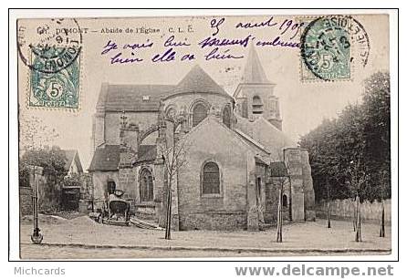 CPA 95 DOMONT - Abside De L Eglise - Domont