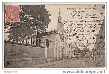 CPA 95 ERMONT - Chapelle De Cernay Et De L Orphelinat - Ermont-Eaubonne